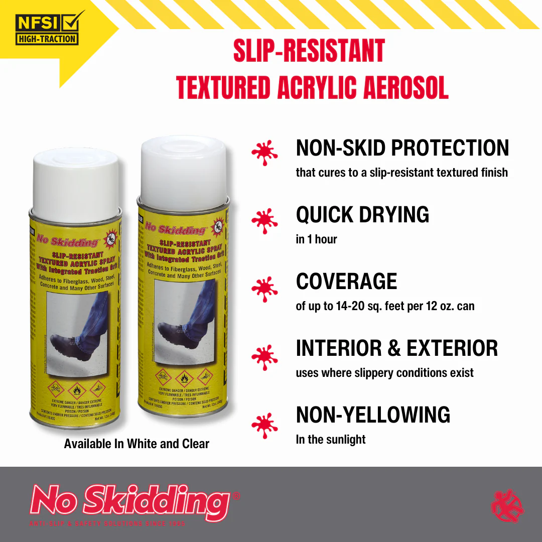 Slip-Resistant Textured Acrylic Aerosol Spray #11935 (2 Pack)
